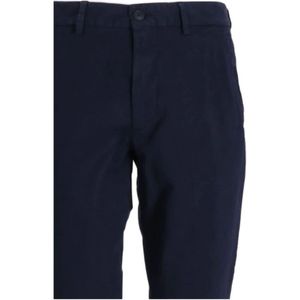 Hugo Boss, Broeken, Heren, Blauw, S, Blauwe Casual Broek