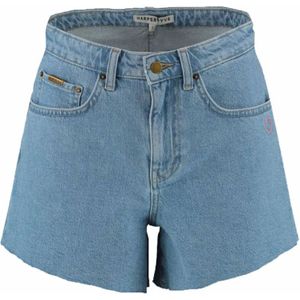 Harper & Yve, Korte broeken, Dames, Blauw, XL, Stijlvolle Bermuda Shorts