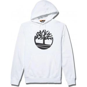 Timberland, Sweatshirts & Hoodies, Heren, Wit, XL, Katoen, Heren Core Logo Hoodie