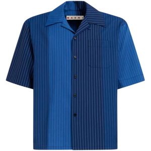 Marni, Overhemden Blauw, Heren, Maat:XL