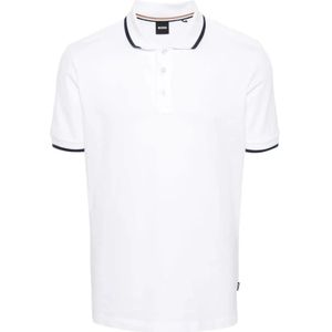 Hugo Boss, Tops, Heren, Wit, 3Xl, Katoen, Parlay 190 Heren Polo Shirt