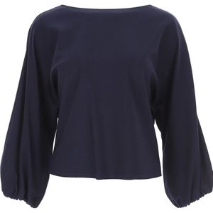 Liviana Conti, Blouses & Shirts, Dames, Blauw, L, Elegante Blauwe Blouse voor Dames