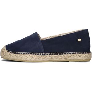 Fred De La Bretoniere, Schoenen, Dames, Blauw, 38 EU, Suède, Blauwe Suède Espadrilles Mili Ana