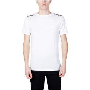 Moschino, Tops, Heren, Wit, S, Katoen, Heren T-Shirt - Herfst/Winter Collectie - 100% Katoen