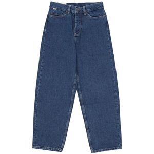 Element, Big 5 Pant Mid Used Streetwear Blauw, Heren, Maat:W28