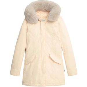 Woolrich, Winter Parka Jas Beige, Dames, Maat:S