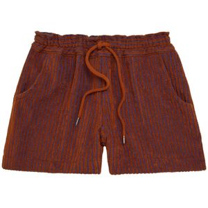 Oas, Korte broeken, Dames, Rood, S, Katoen, Gestreepte Terry Shorts