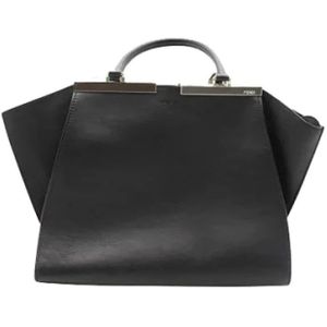 Fendi Vintage, Pre-owned, Dames, Zwart, ONE Size, Leer, Pre-owned Leather fendi-bags