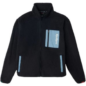 Kickers, Jassen, Heren, Zwart, M, Polyester, Lifestyle Fleece Jas