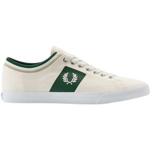 Fred Perry, Canvas Sneakers Wit, unisex, Maat:44 EU