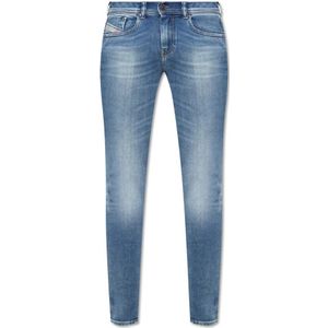 Diesel, Jeans, Dames, Blauw, W24 L32, 2017 Slandy L.32 jeans