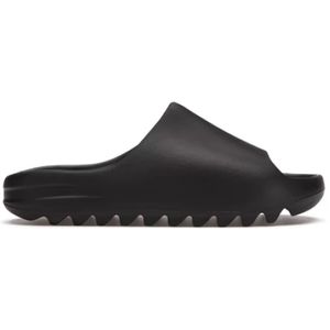 Adidas, Yeezy Slide Onyx Zwarte Sandaal Zwart, Heren, Maat:52 EU