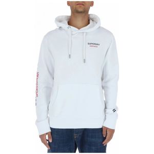 Superdry, Sweatshirts & Hoodies, Heren, Wit, M, Katoen, Heren Grafische Sweatshirt