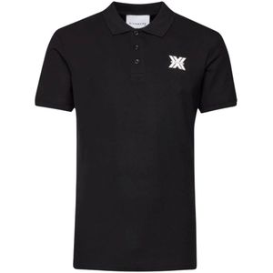 John Richmond, Tops, Heren, Zwart, L, Heren Polo Shirt Klassieke Stijl