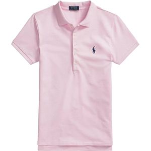 Ralph Lauren, Tops, Dames, Roze, M, Katoen, Klassieke Polo Slim Shirt