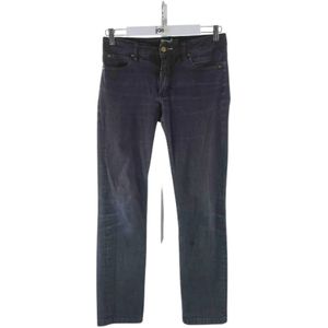 Acne Studios Pre-owned, Pre-owned, Dames, Grijs, M, Pre-owned Cotton jeans