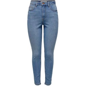 Jacqueline de Yong, Jeans, Dames, Blauw, M L32, Skinny Jeans