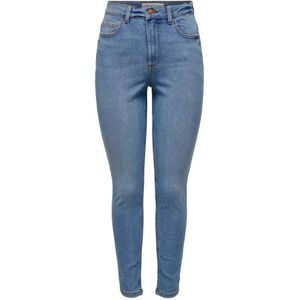 Jacqueline de Yong, Skinny Jeans Blauw, Dames, Maat:M L32