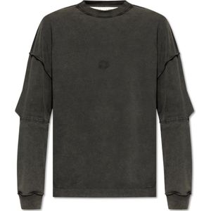 1017 Alyx 9Sm, Sweatshirts & Hoodies, Heren, Zwart, M, T-shirt met lange mouwen