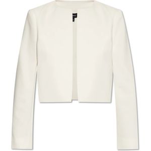 Theory, Jassen, Dames, Beige, M, Geknipte blazer