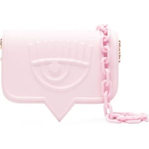 Chiara Ferragni Collection, Roze handtas voor vrouwen Roze, Dames, Maat:ONE Size