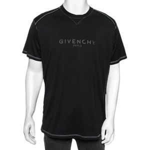 Givenchy Pre-owned, Pre-owned, Dames, Zwart, S, Katoen, Pre-owned Cotton tops