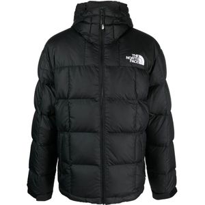 The North Face, Jassen, Heren, Zwart, S, Polyester, Zwarte synthetische donsjas voor heren