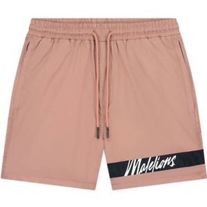 Malelions, Roze Zwembroek Captain Stijl Roze, Heren, Maat:M