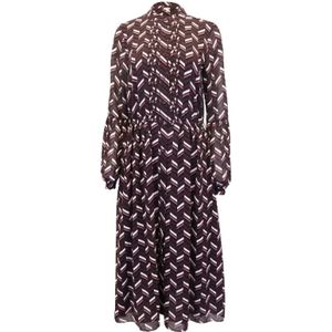Michael Kors Pre-owned, Pre-owned Polyester dresses Paars, Dames, Maat:M
