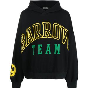 Barrow, Sweatshirts & Hoodies, Heren, Zwart, L, Unisex Hoodie Truien/Breigoed