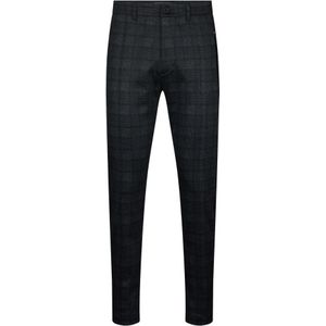 Drykorn, Grijze geruite broek met stretch - Moderne stijl en comfort Zwart, Dames, Maat:W32 L34