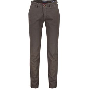 Gardeur, Broeken, Heren, Bruin, W40 L34, Katoen, Bruine Slim-Fit Chino Broek