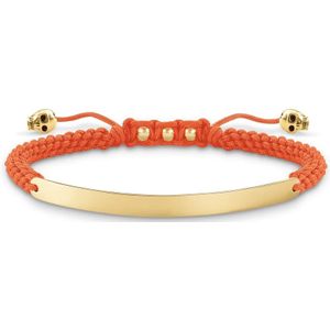 Thomas Sabo, Oranje-Goud Armband 925 Zilver Veelkleurig, Dames, Maat:ONE Size