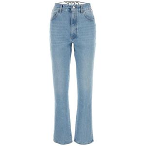 Gcds, Jeans, Dames, Blauw, W26, Denim, Klassieke Denim Jeans