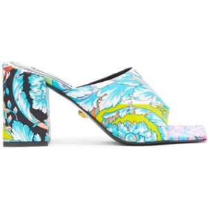 Versace Pre-owned, Pre-owned Fabric mules Veelkleurig, Dames, Maat:37 EU