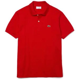 Lacoste, Polo Shirts Rood, Heren, Maat:3XL