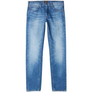 Lee, Jeans, Heren, Blauw, W30, Katoen, Premium 15oz Selvedge Jeans