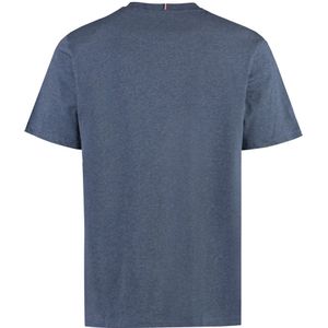 Les Deux, Tops, Heren, Blauw, XL, Katoen, Marais Biologisch Katoenen T-Shirt