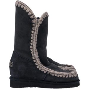 Mou, Eskimo Inner Wedge Hoge Laarzen Grijs, Dames, Maat:36 EU