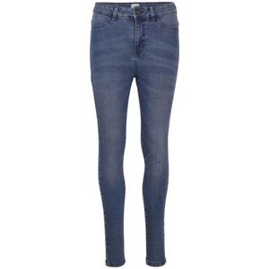 Saint Tropez, Jeans, Dames, Blauw, XS, Katoen, Skinny-Fit Hoge Taille Jeans, Klassieke Blauwe Wassing