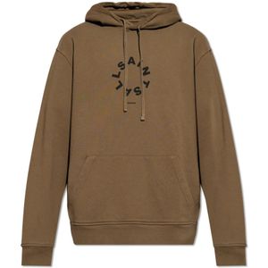 AllSaints, Sweatshirts & Hoodies, Heren, Groen, XL, Katoen, Tierra hoodie