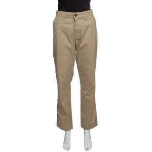 Tommy Hilfiger Pre-owned, Pre-owned, Dames, Beige, M, Katoen, Pre-owned Cotton bottoms