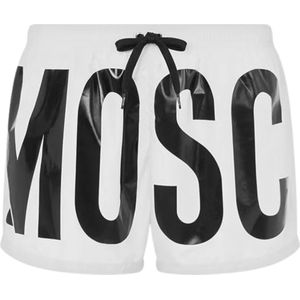 Moschino, Badkleding, Heren, Wit, S, Polyester, Witte Sea Kleding Boxershorts