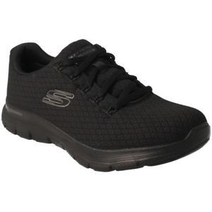 Skechers, Schoenen, Dames, Zwart, 41 EU, Zwarte Flex Appeal Damesschoen