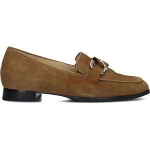 Hassia, Schoenen, Dames, Bruin, 42 1/2 EU, Suède, Cognac Suede Loafers Model 300846