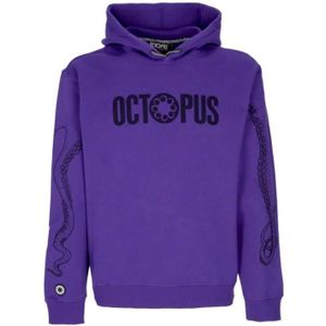 Octopus, Sweatshirts & Hoodies, Heren, Paars, S, Hoodies