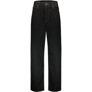 Wardrobe.nyc, Relaxed fit laaghangende jeans Zwart, Dames, Maat:W29