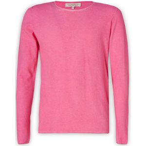 Brian Dales, Tops, Heren, Roze, M, Lange Mouw Polo Shirt