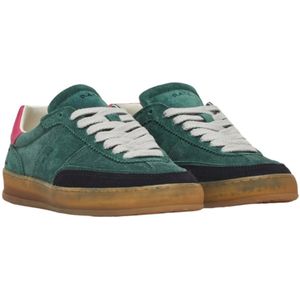 D.a.t.e., Schoenen, Dames, Groen, 36 EU, Leer, Groene Sneakers voor een stijlvolle look