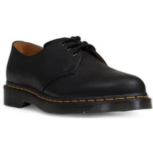 Dr. Martens, Schoenen, Heren, Zwart, 46 EU, Leer, Zwarte leren mocassin, herfst/winter stijl